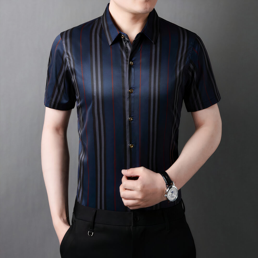 Chemise Homme à Volants Dentelle - Style Gothique Rétro - Décontracté Soirée - Polyester Stretch - Cadeau Original - 8