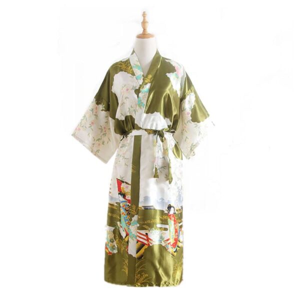Kimono en satin pour femme imprimé asiatique 15468 770sog