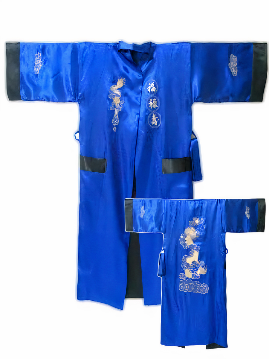 Kimono pour femme en satin réversible 15500 hme0yz