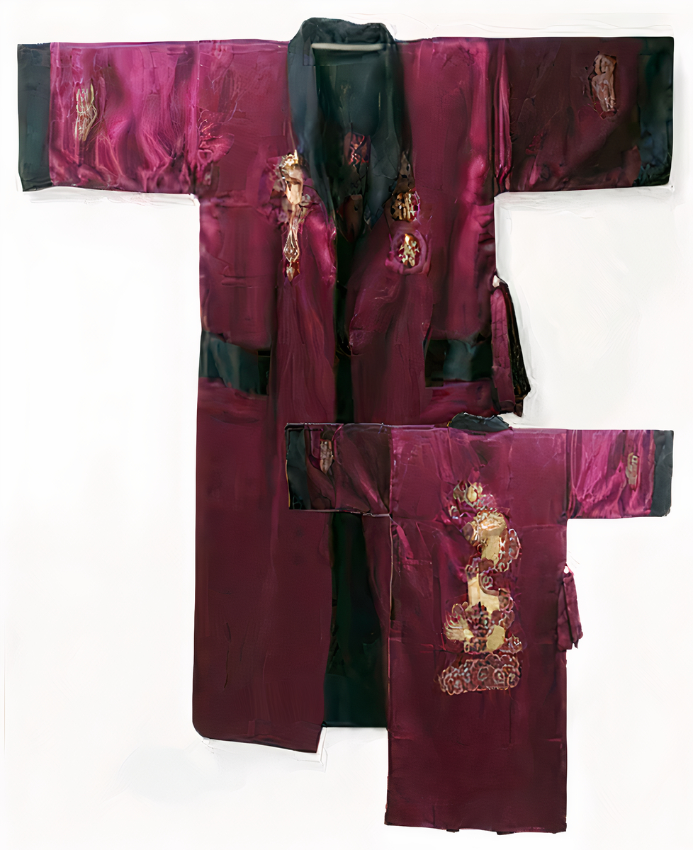 Kimono pour femme en satin réversible 15500