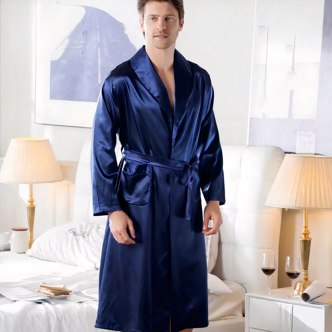 Robe de chambre ample pour homme 296